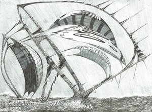 Storm Creators Laptev Sea, 2017, (Tinta papíron) alkotó: Vincent Alexander Booth
