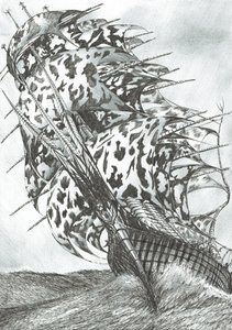 Storm Creators North Sea, 2017, (Tinta, papír) alkotó: Vincent Alexander Booth