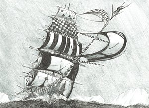 Viharalkotók Gustav Adolf Sea herceg, 2017, (Tinta papíron) alkotó: Vincent Alexander Booth