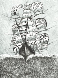 Storm Creators Ross Sea, 2017 (Tinta papíron) alkotó: Vincent Alexander Booth