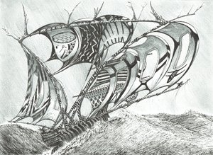 Storm Creators Sargasso Sea, 2017 (Tinta papíron) alkotó: Vincent Alexander Booth