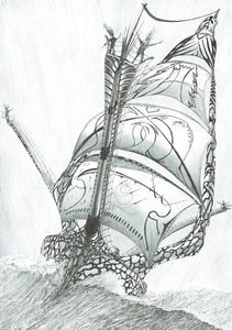 Storm Creators Sibuyan Sea, 2017, (Tinta, papír) alkotó: Vincent Alexander Booth