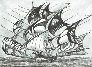 Storm Creators Visayan Sea, 2017, (tinta papíron) alkotó: Vincent Alexander Booth