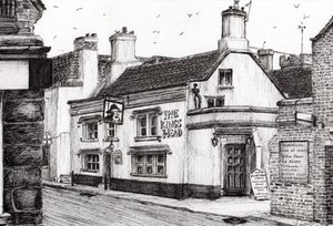 The Kings Head Yarmouth, 2008, (tinta papíron) alkotó: Vincent Alexander Booth