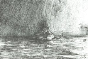Tirpitz sarkvidéki vizeken 1943, 2009 alkotó: Vincent Alexander Booth
