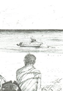 Tiwi beach Kenya, 2006; (tinta papíron) alkotó: Vincent Alexander Booth