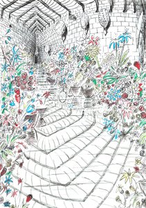 37. oldal, The Castle in the Forest of Findhorn, 2006, (tinta papíron) alkotó: Vincent Alexander Booth