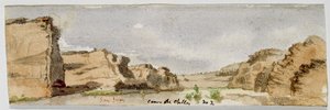 San Juan kanyon Dec Fair Use no. 2 (kanyon Dec Fair Use, Arizona), 1869-1871 (akvarell)