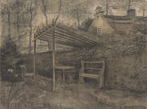 Egy kert sarka. alkotó: Vincent van Gogh