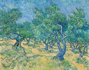 Olajfaliget, 1889. alkotó: Vincent van Gogh