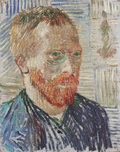 Önarckép japán nyomattal, 1887. alkotó: Vincent van Gogh