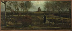 A nueneni plébániakert 1884 tavaszán. alkotó: Vincent van Gogh