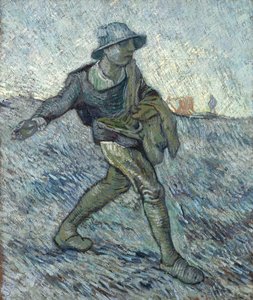 A magvető köles után, 1890. alkotó: Vincent van Gogh