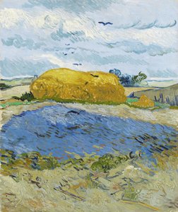 Búzaverem felhős ég alatt, Auvers-sur-Oise, 1889. alkotó: Vincent van Gogh