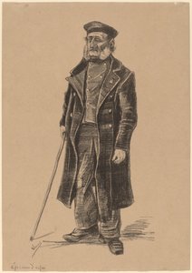 Almshouse lakói, állva alkotó: Vincent van Gogh