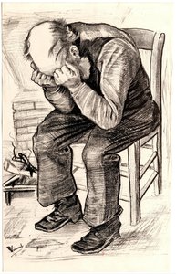 [Az örökkévalóság küszöbén] alkotó: Vincent van Gogh