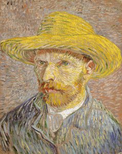 Önarckép szalmakalappal alkotó: Vincent van Gogh