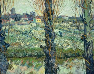 Kilátás Arles-ra alkotó: Vincent van Gogh