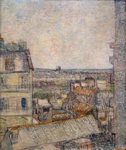 Kilátás a Rue Lepic-i lakás ablakából alkotó: Vincent van Gogh