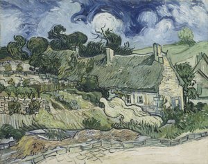 Nádtetők Cordeville-ben, Auvers-sur-Oise alkotó: Vincent van Gogh