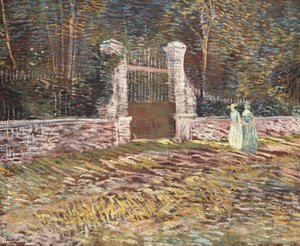Az Asnieres-i Voyer-d"Argenson Park bejárata, 1887 alkotó: Vincent van Gogh