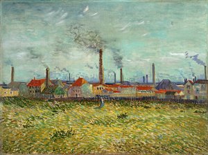 Clichy gyárai alkotó: Vincent van Gogh