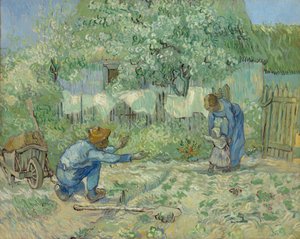 Első lépések Millet után, 1890. alkotó: Vincent van Gogh
