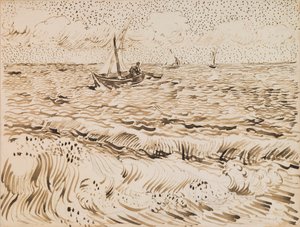 Halászhajók Saintes-Maries-de-la-Merben alkotó: Vincent van Gogh