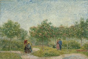 Kert Montmartre-ban szerelmesekkel alkotó: Vincent van Gogh