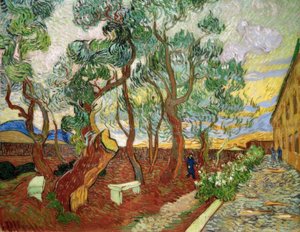 A Saint-Paul kórház kertje alkotó: Vincent van Gogh