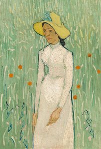 Fehér ruhás lány alkotó: Vincent van Gogh