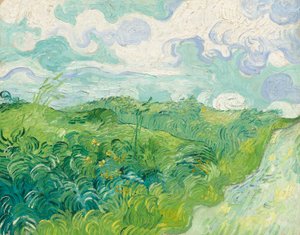 Green Wheat Fields, Auvers alkotó: Vincent van Gogh