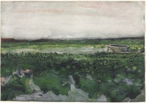 Tájkép talicskával alkotó: Vincent van Gogh