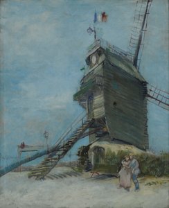 A Moulin de la Galette, Montmartre, Párizs, 1886-87 körül (olaj, vászon) alkotó: Vincent van Gogh