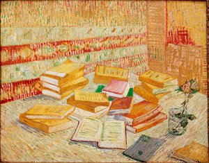 A sárga könyvek vagy párizsi románcok Vincent Van Gogh (1853-1890) festménye 1887 Méret: 73x93 cm Baden-Baden, magángyűjtemény alkotó: Vincent van Gogh