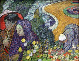 „Az Etten Ladies of Arles kertjének emléke”, 1888 alkotó: Vincent van Gogh