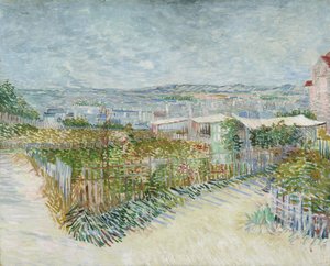 Montmartre: a Moulin de la Galette mögött alkotó: Vincent van Gogh