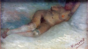 "Nu couche" (fekvő akt) Vincent van Gogh (1853-1890) Peinture 1887 kroller-muller Museum Otterlo, Pays-Bas alkotó: Vincent van Gogh