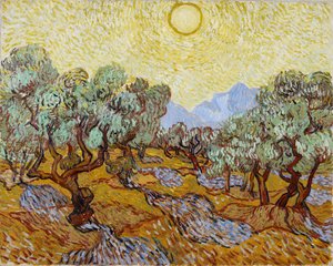 Olajfák alkotó: Vincent van Gogh