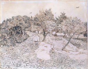 Olajfák Montmajourban alkotó: Vincent van Gogh