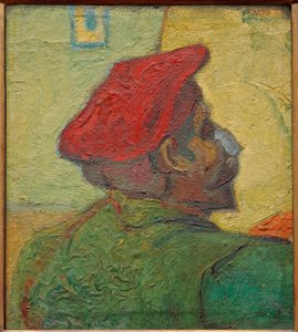 Paul Gauguin (piros sapkás férfi) alkotó: Vincent van Gogh