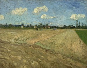 Felszántott mezők („A barázdák“) alkotó: Vincent van Gogh