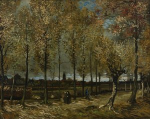 Nyárfák Nuenen közelében  alkotó: Vincent van Gogh
