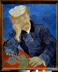 Doktor Paul Gachet (1828-1909) portréja Vincent van Gogh (1853-1890) festménye 1890 V. 0,68x0,57 m Párizs, Muse d