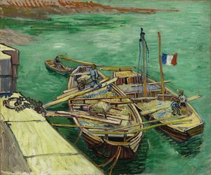 Rakpart homokot kirakodó férfiakkal alkotó: Vincent van Gogh