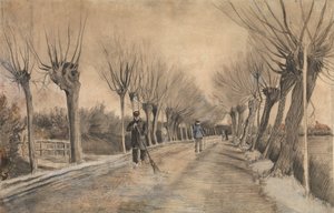 Road in Etten, 1881. alkotó: Vincent van Gogh