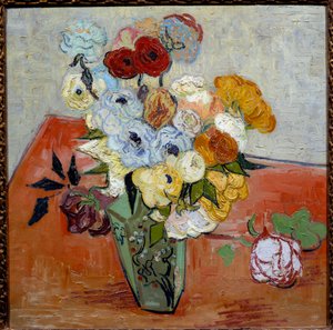 Roses and anemones alkotó: Vincent van Gogh