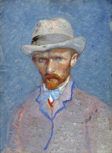 Önarckép: Gogh, Vincent, van (1853-1890). Olaj, karton, mérete: 19x14,1 alkotó: Vincent van Gogh