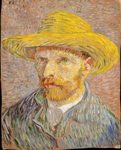 Önarckép szalmakalapban (előlap: A burgonyahámozó) alkotó: Vincent van Gogh