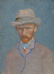 Önarckép szürke filckalappal alkotó: Vincent van Gogh
